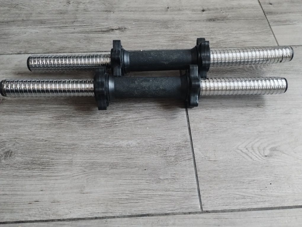 Gryf 2szt do hantli regulowany długość 46 cm średnia 2.1 cm waga 2.5kg