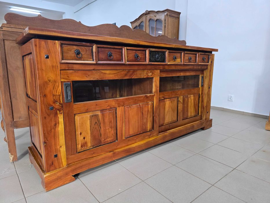 KOMODA BIBLIOTEKA KOLONIALNA lite drewno. Transport cały kraj