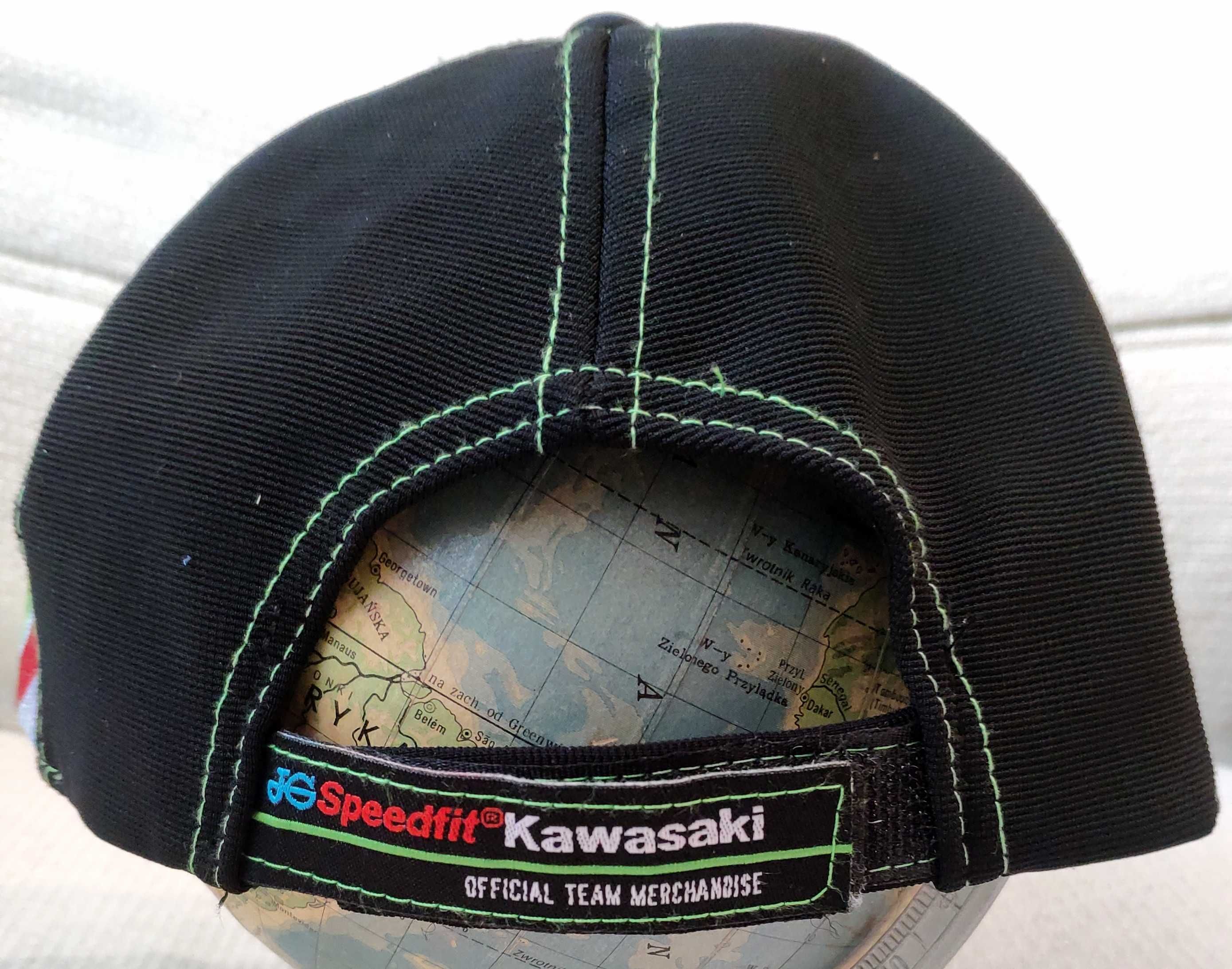 czapka KAWASAKI JG Speedfit Racing Team Green Baseball Original