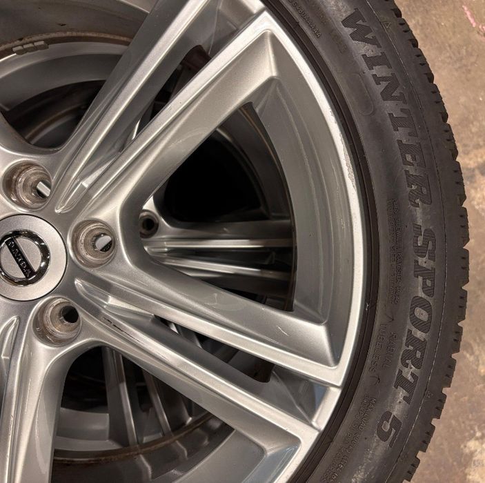 KOŁA 18 felgi Volvo V90 S90 5x108 opony zimowe Dunlop 4x 245/45R18