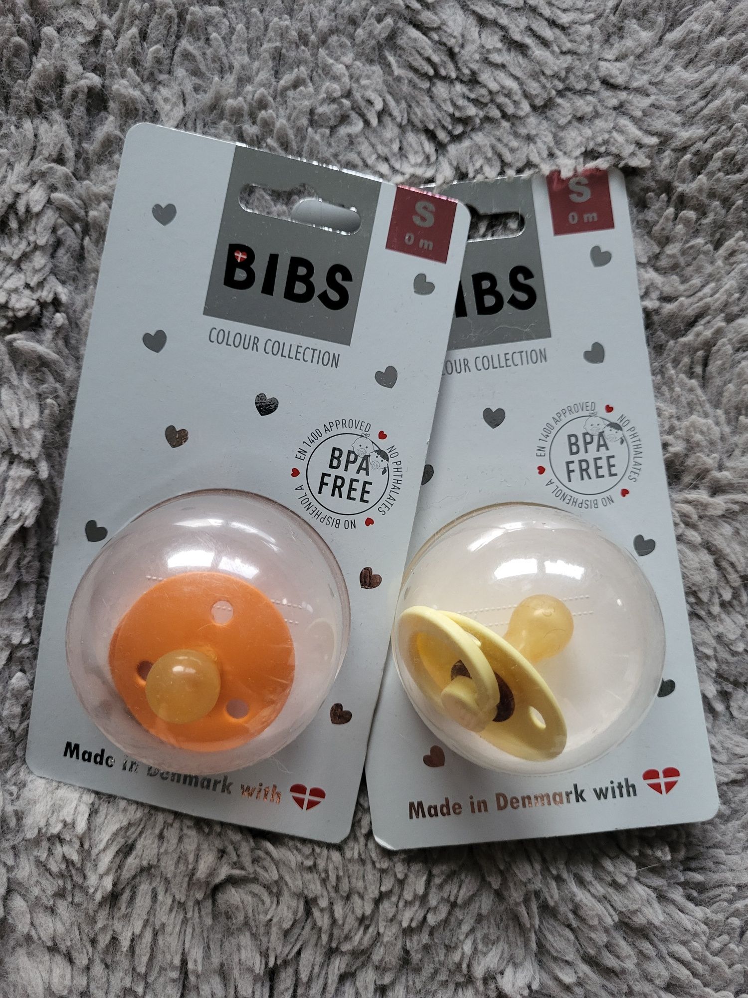 Bibs smoczek uspokajający kauczukowy 0m + 2szt