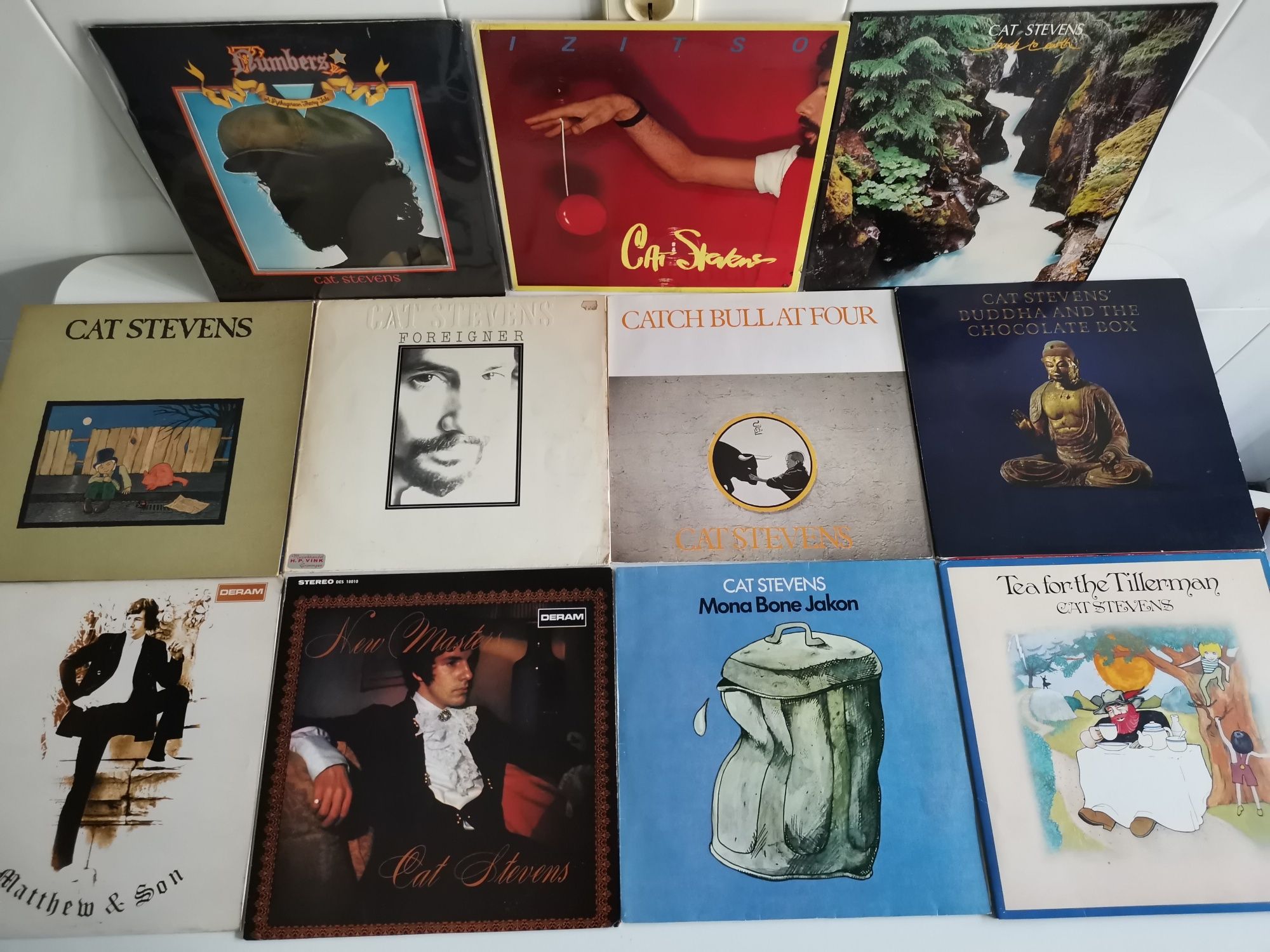 CAT STEVENS: 8 álbuns {Discos de Vinil}