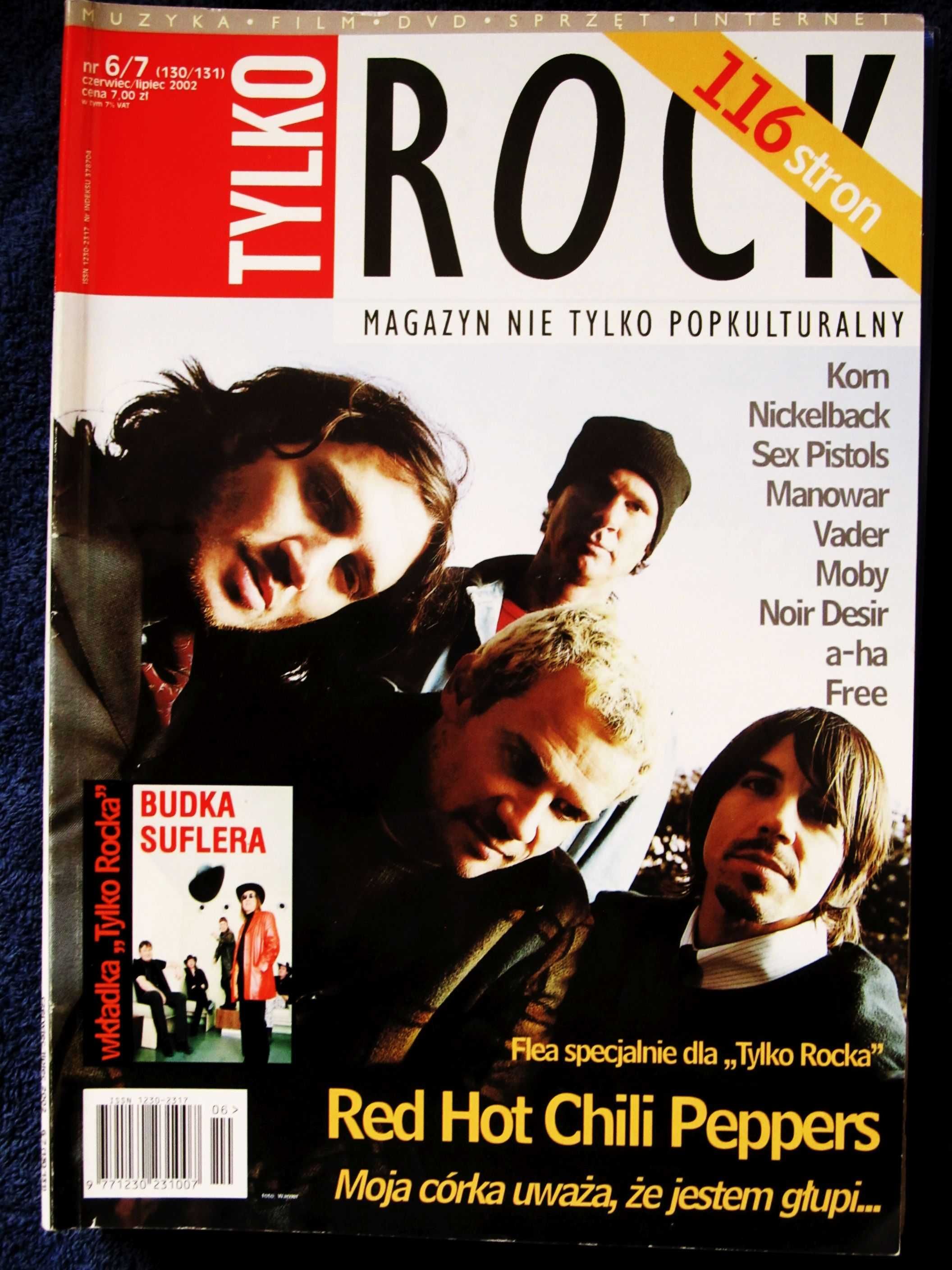 Tylko Rock 6/7 2002 Red Hot Chili Peppers,Sex Pistols,Vader,A-Ha