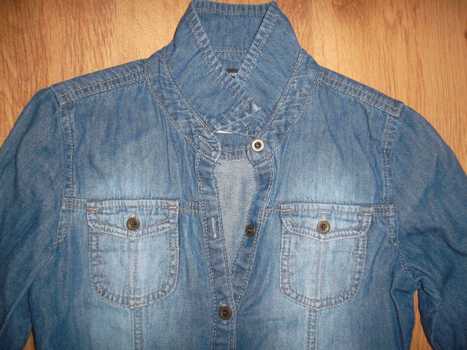 koszula jeans dziewczęca rozmiar 152-158