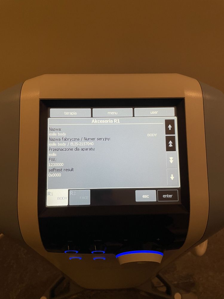 Exilis BTL ORYGINAŁ urzadzenie medyczne do spalania tłuszczu 2 głowice