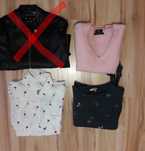 koszula bluzki sweter bluzy rozmiar XS 9 sztuk