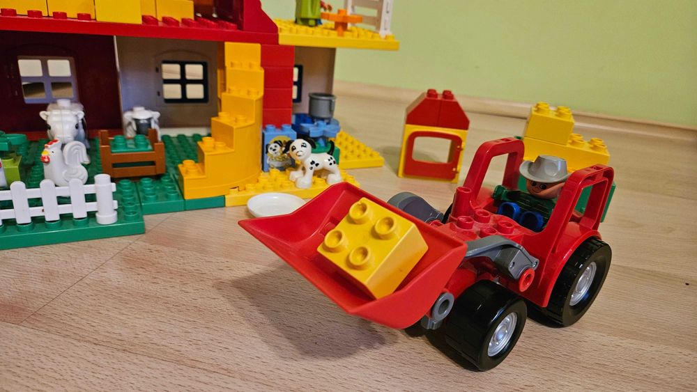 Lego duplo gospodarstwo duże farma traktory zwierzęta