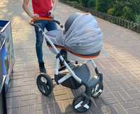 Дитяча коляска ADAMEX VICCO (люлька) БЕЗ ШАСІ, сумку, рукавиці