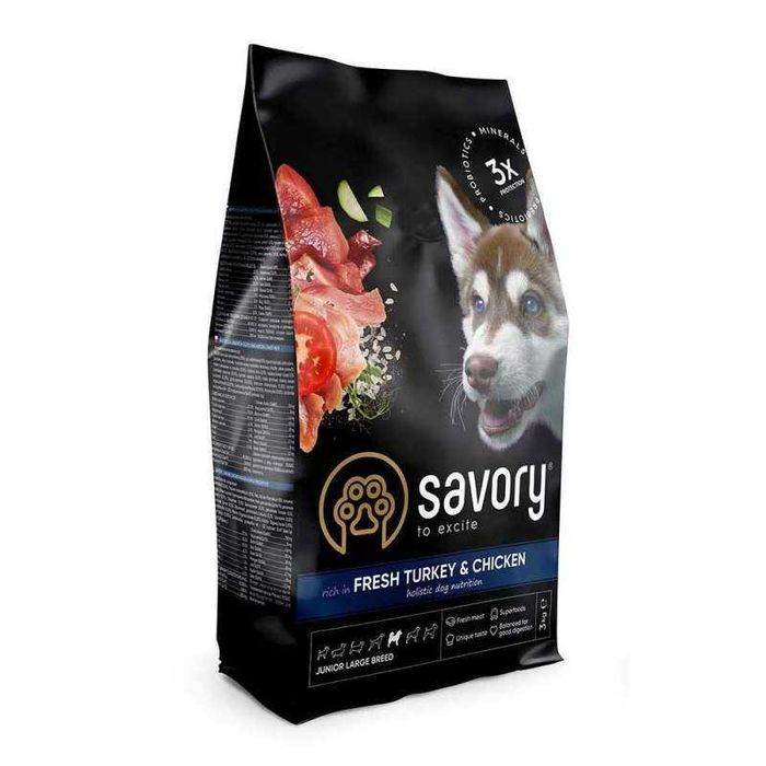 SAVORY JUNIOR LARGE Breeds 3 кг для юніорів великих порід. Сейворі