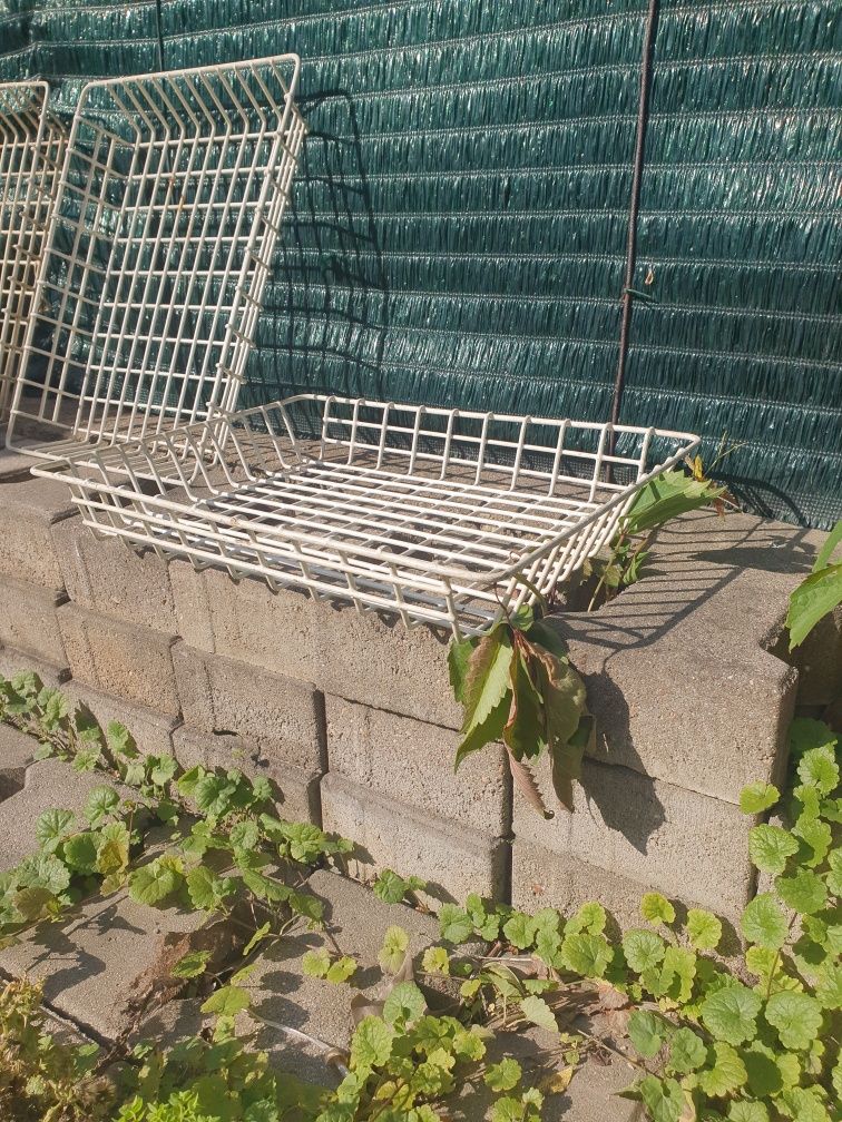Metalowe korytka 6 szt