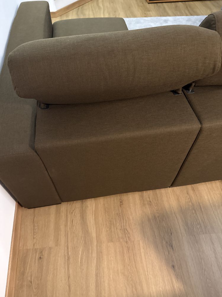 Sofa 3 lugares com chaise long - Usado