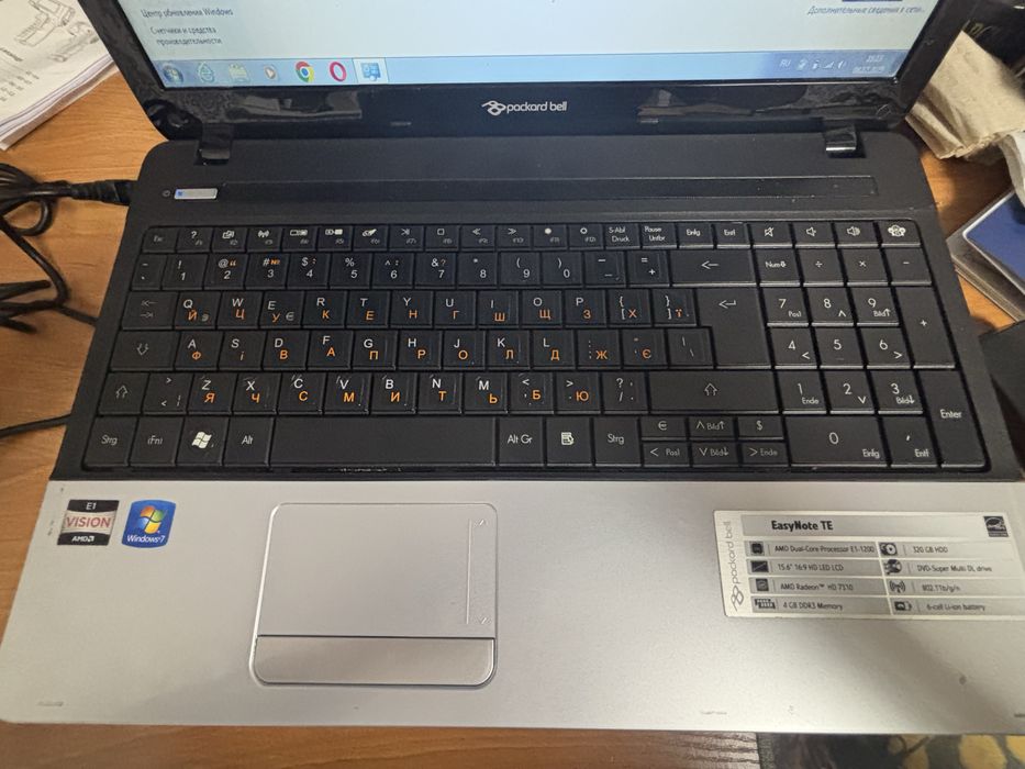 Ноутбук packard bell  8gb ОЗУ
