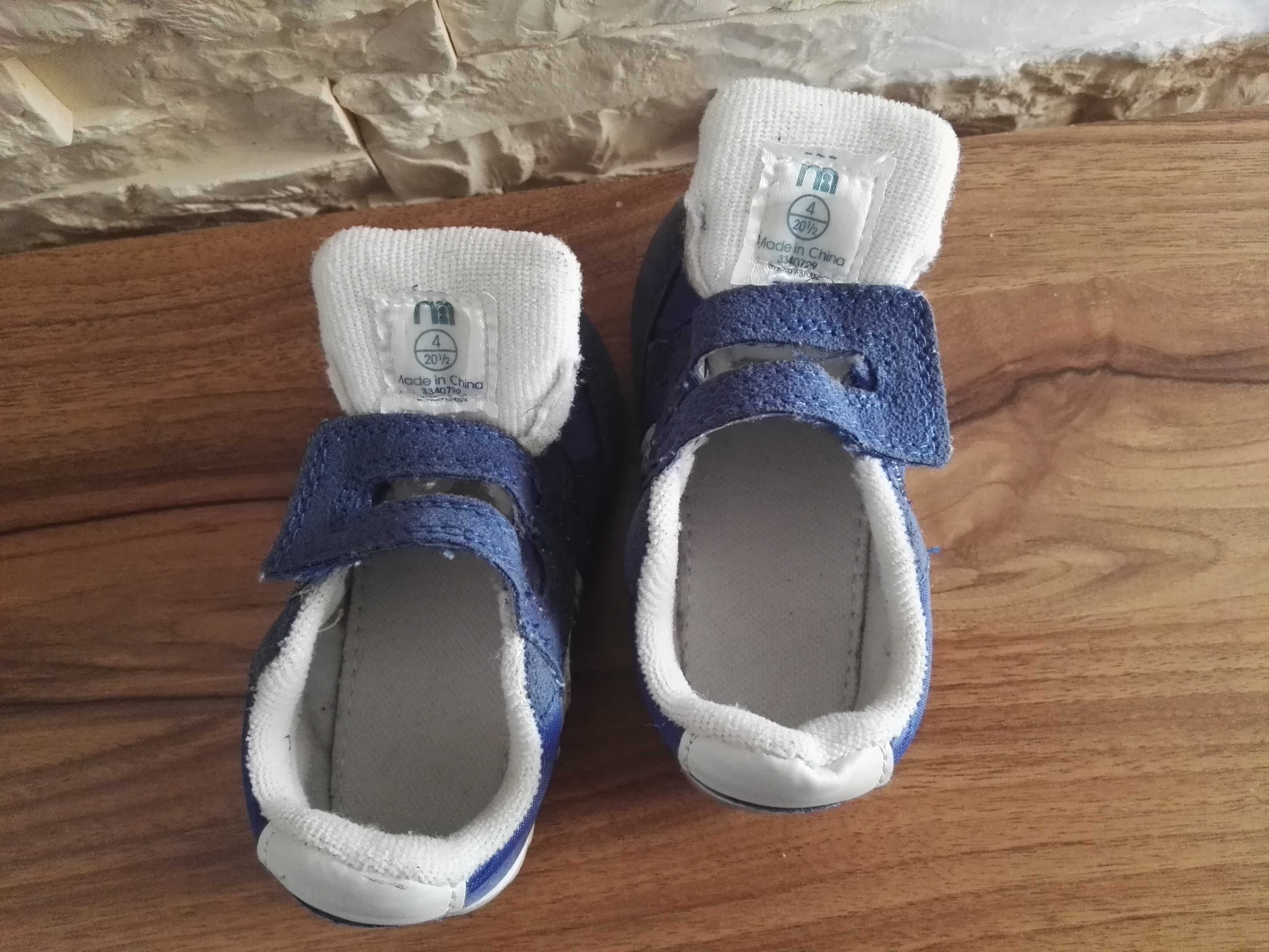 Adidaski chłopięce 20 Mothercare buty chłopięce adidasy na rzepy