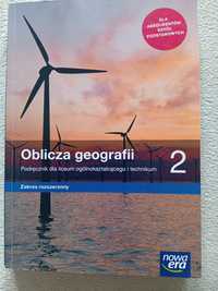 Oblicza geografii klasa 2 zakres rozszerzony  podręcznik książką