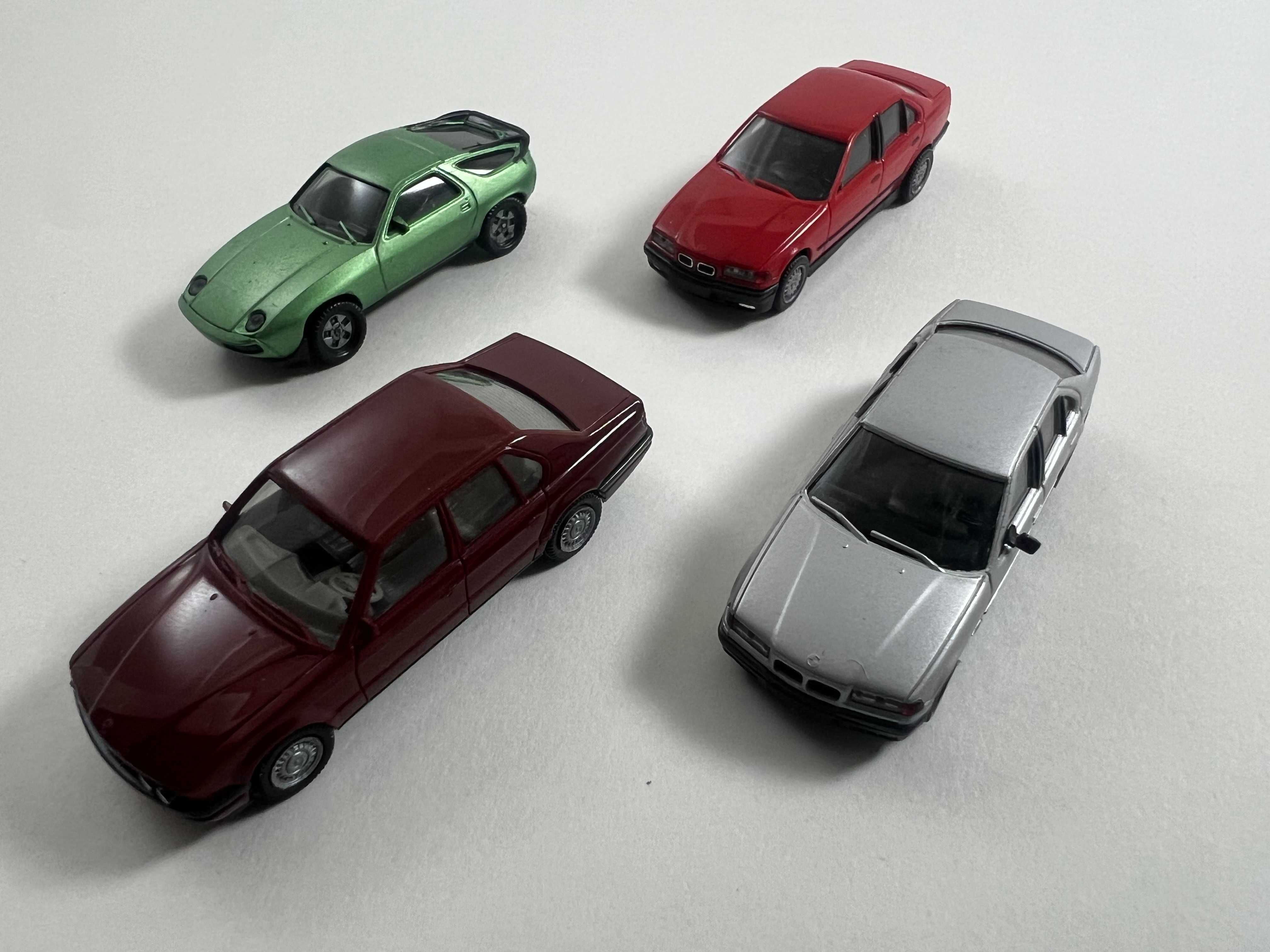 HERPA Pack de 4 Carros, BMW, PORSCHE, BMW, BMW, Ref. AB0181