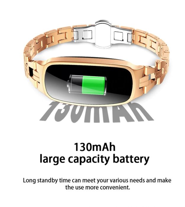 Smartwatch Frequência Cardíaca Relógio para Mulheres, resistente água.