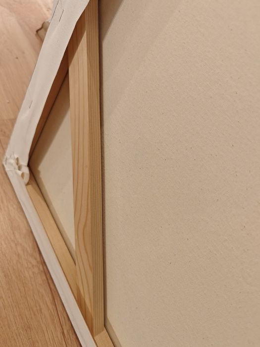 Obraz ręcznie malowany na płótnie "Marmurowa fala" 90x90