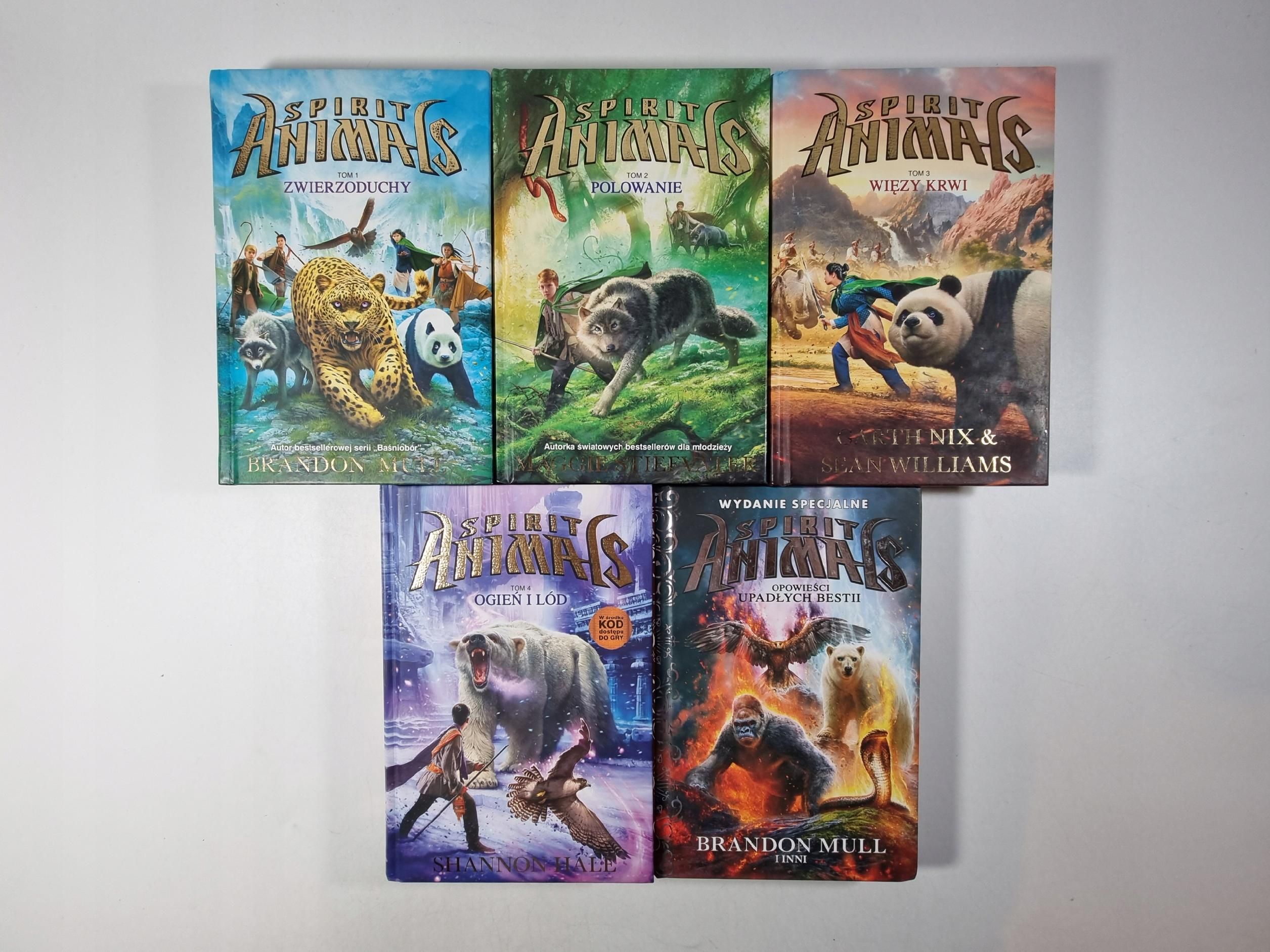 Spirit Animals 1-4 + Opowieści Upadłych Bestii / Zwierzoduchy / Mull