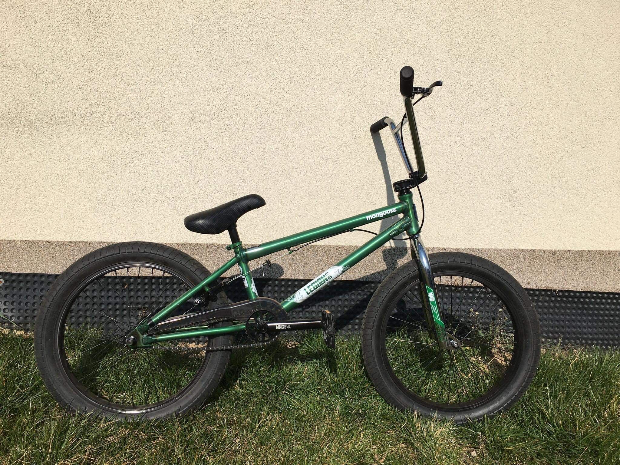 BMX rower wyczynowy zielony mongoose