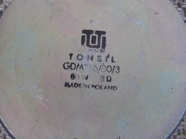 Tonsil GDM 16/80/1 16/80/3  16/150 8Ohm głośnik średniotonowy scherzo