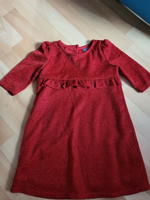 Sukienka 110 czerwona