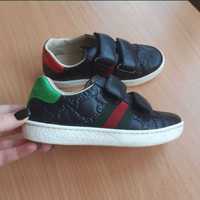 Дитячі Кеди Gucci Kids Ace Sneakers. На липучці. Снікерси. Кросівки.