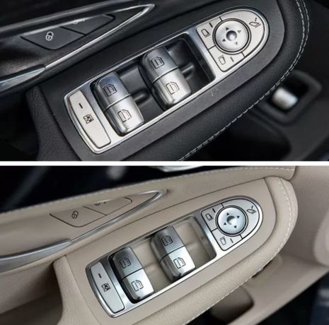 Botões Vidros Todas as portas - Mercedes Class C W205, GLC