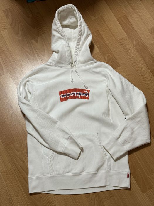 Худі оригінал hoodie supreme x comme des garcons box logo