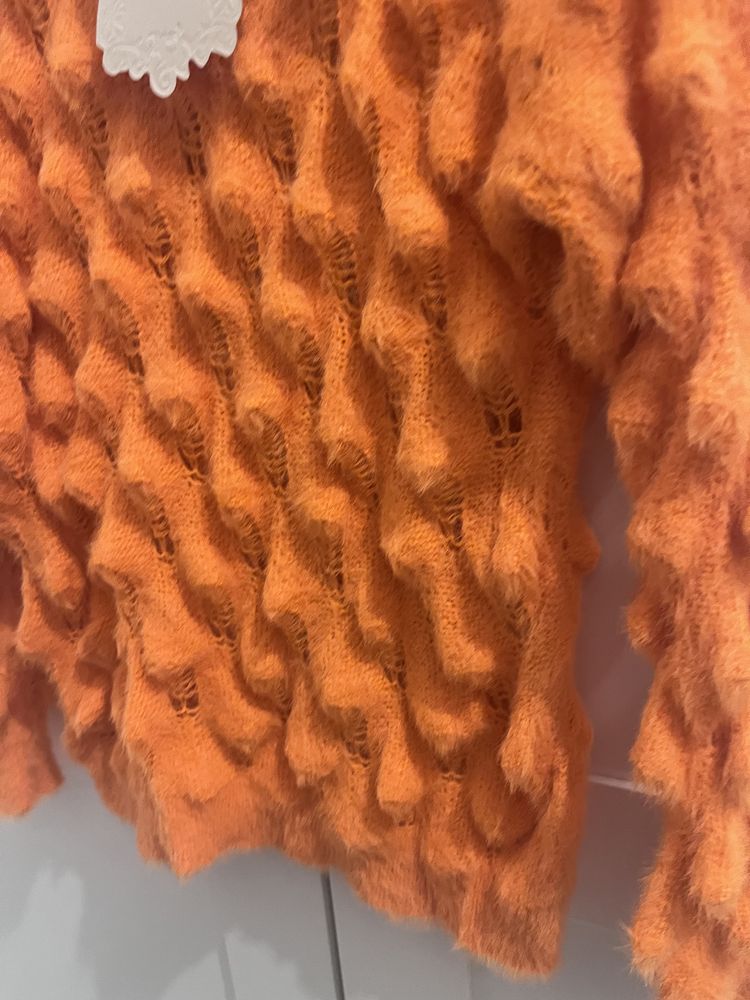 Nowy pomarańczowy sweterek r. S/M