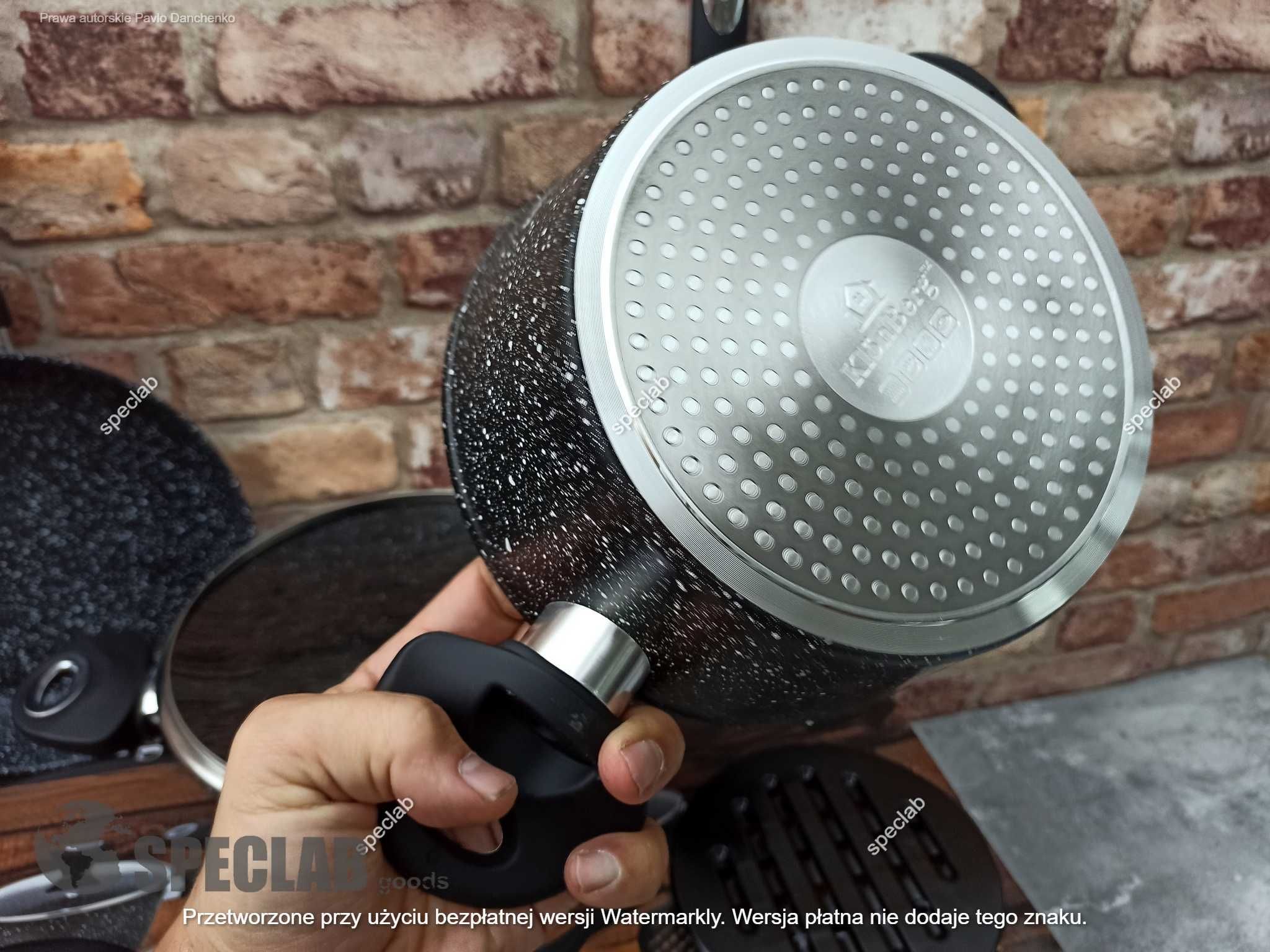 Zestaw garnków KlónBerg KB-4033. Gaz, indukcja, halogen, piekarnik