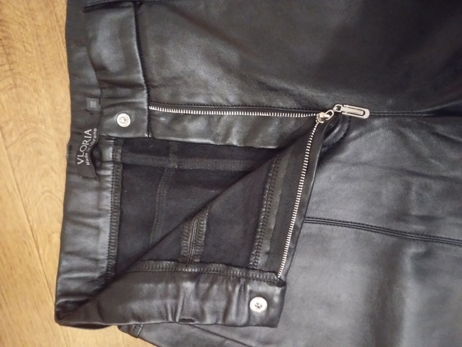 Кожані штани розмір м