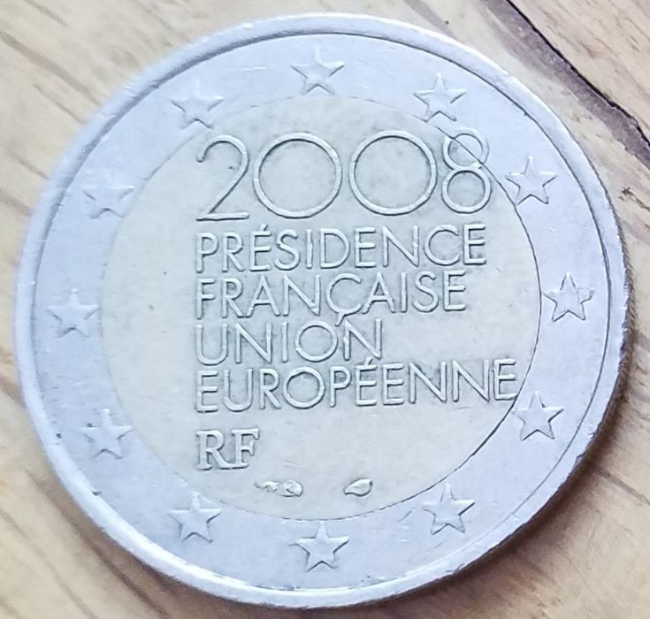 2 euro Presidence Francaise Union Europpenne, 2008