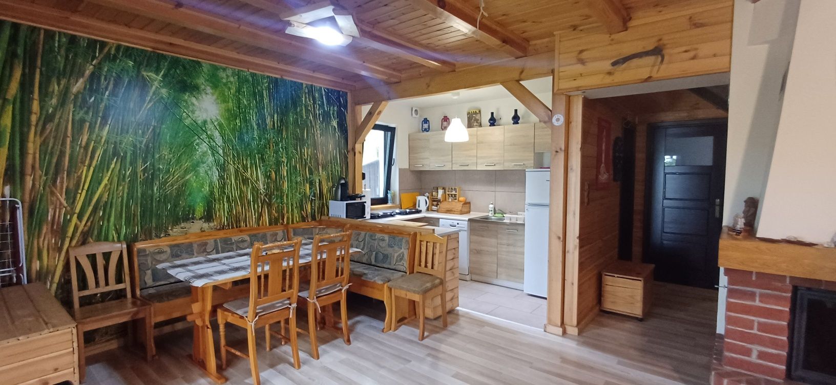 6 osób lub więcej  domek nad Jeziorem Kalwa gm. Pasym 50 m od jeziora