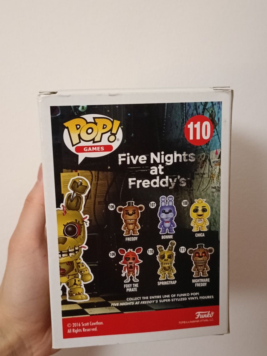 Funko POP! Springtrap FNAF Five Nights at Freddy's