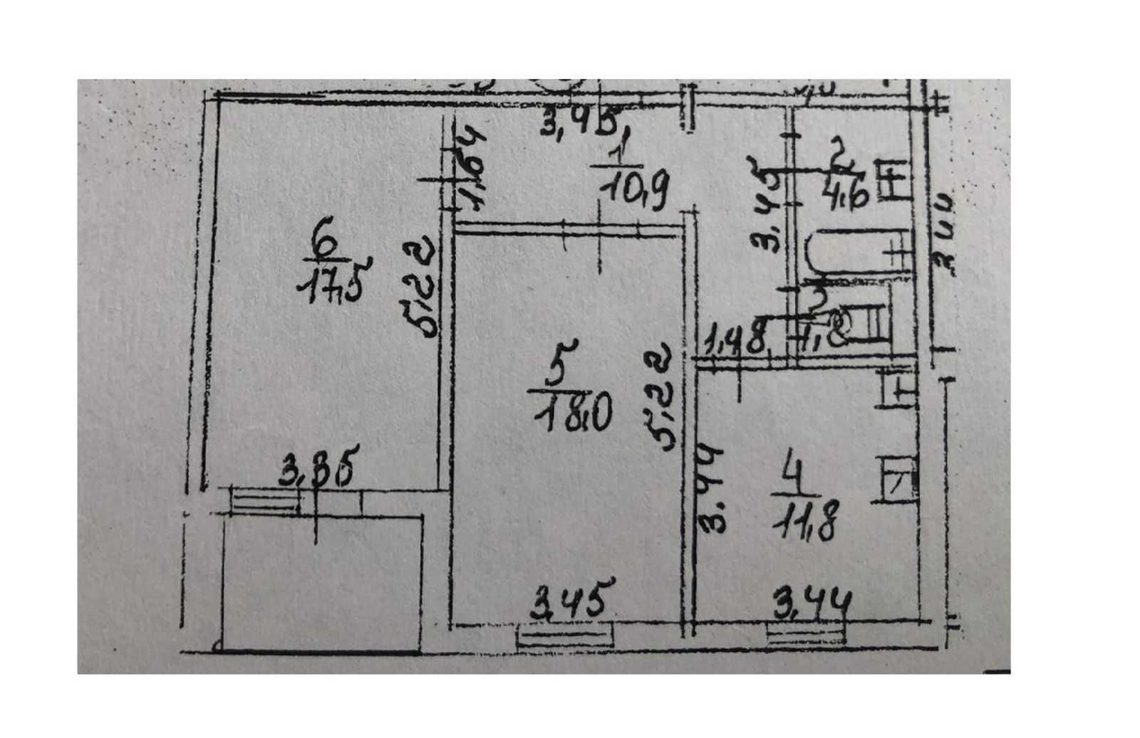 Продам 2- квартиру, вул. Радунська 9, Деснянський.