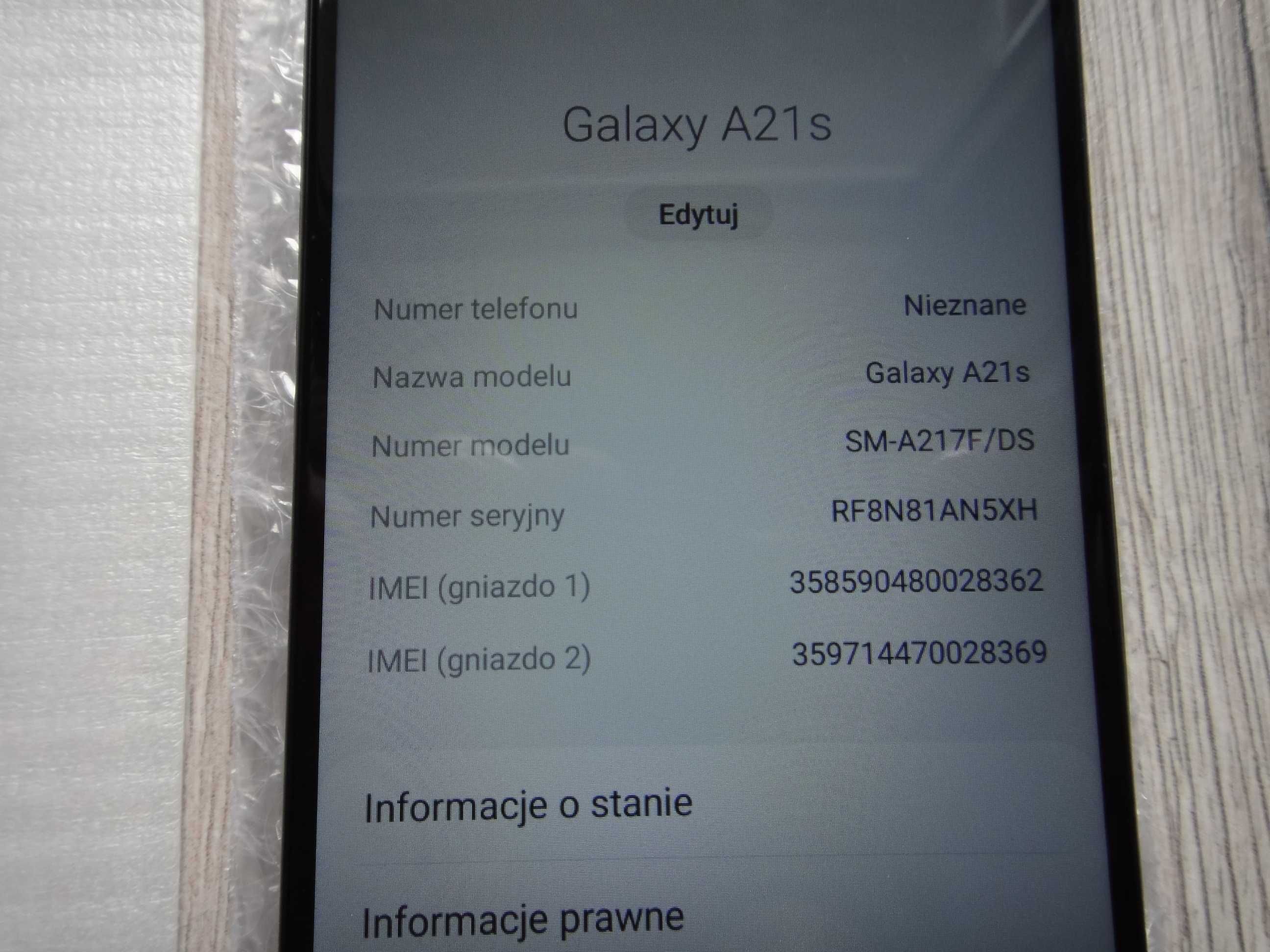 Samsung Galaxy A21s Sm-A217F/Ds 64/4Gb.