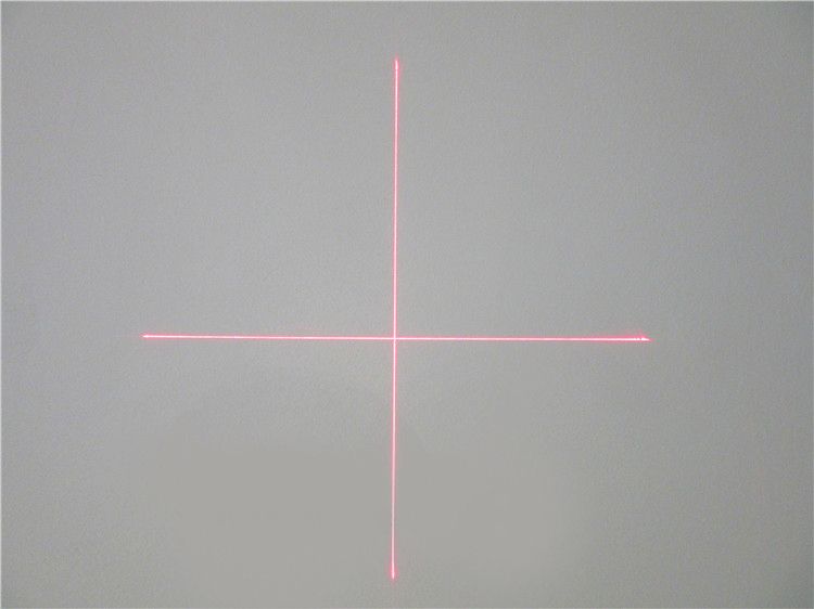 Лазер крест - красный 50 мВт (лазерный указатель, лазер для станка)