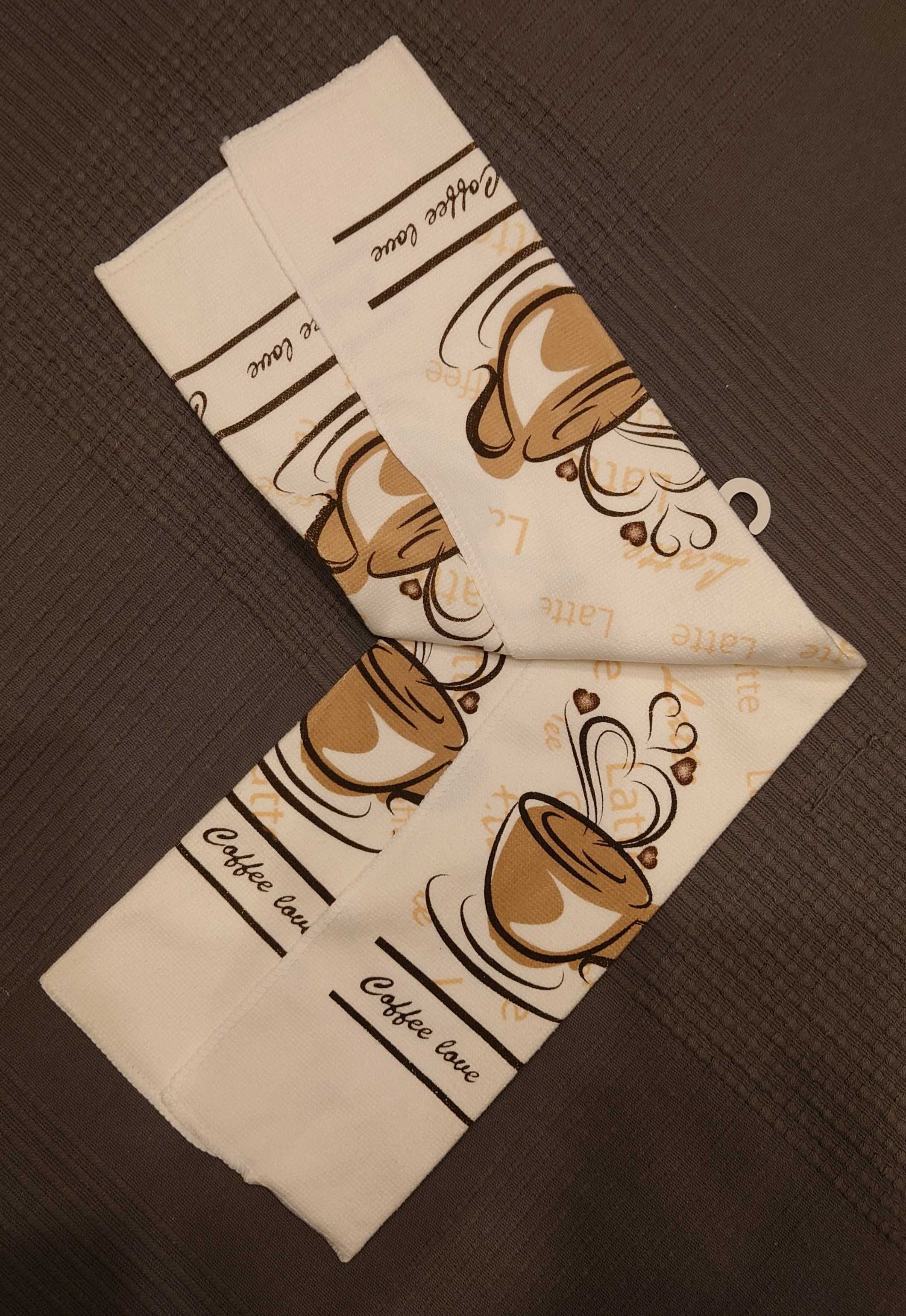 Zestaw ręczników kuchennych z motywami kawowymi