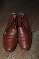 Продам коричневые туфли кожаные натуральная кожа мягкие удобные 24 см