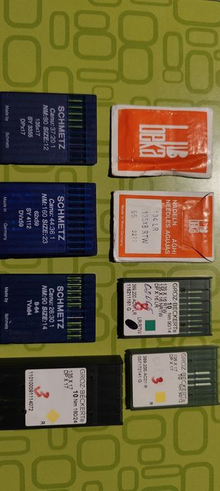 Голки швейні, нові, 100% якісний оригінал (німецький виробник)