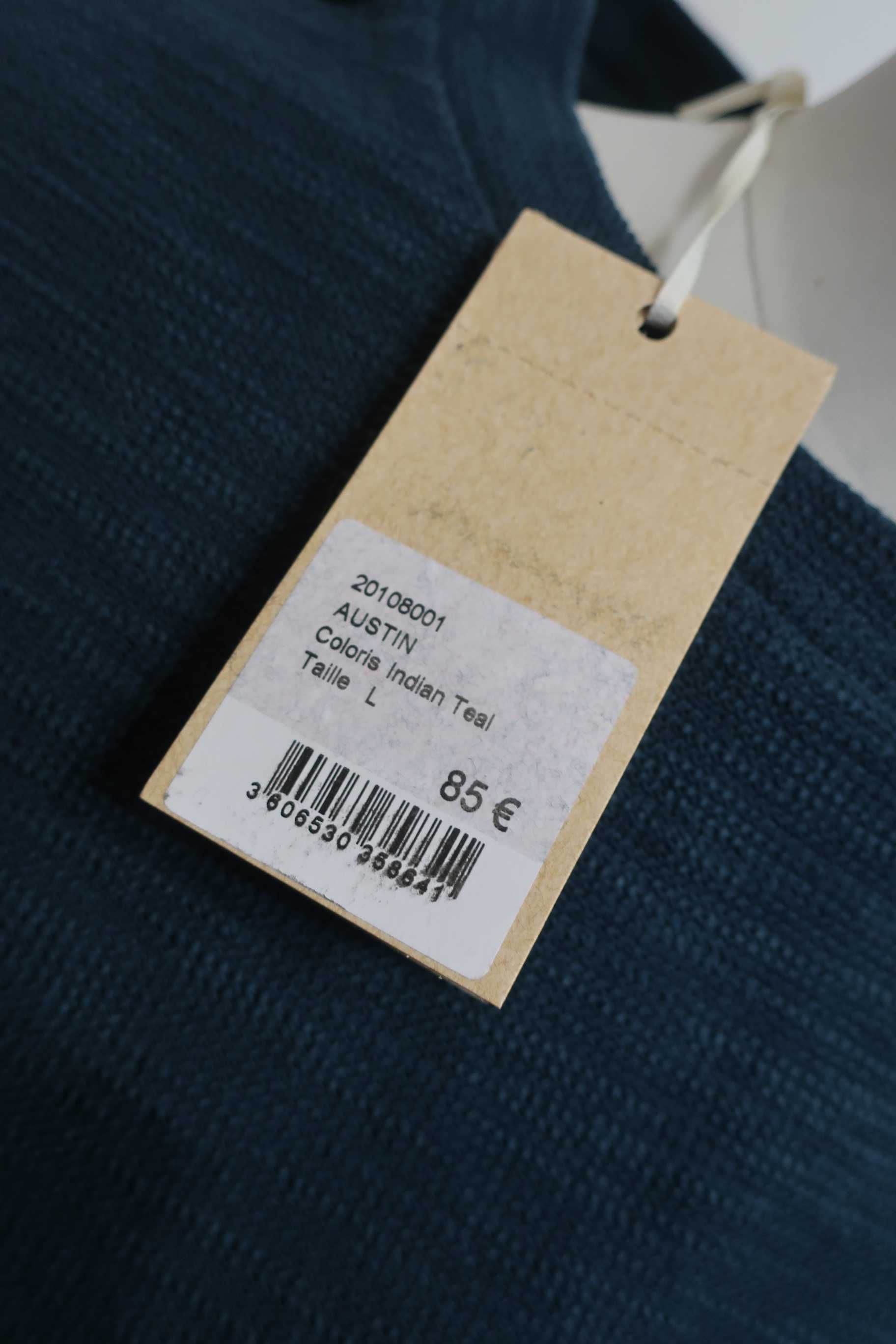 sweter turkusowy Sessun Austin bawełna L