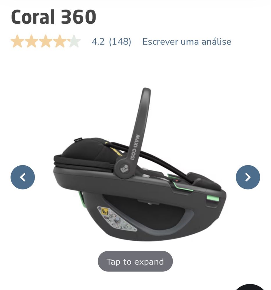 Cadeira ( ovo )Coral 360