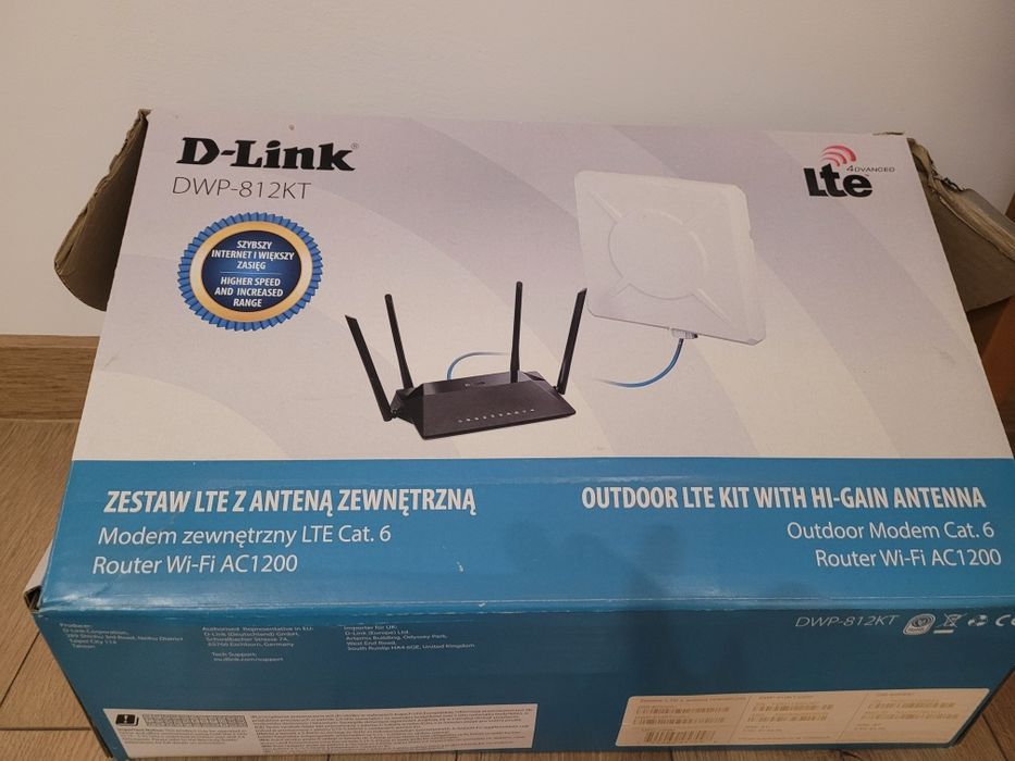 Ruter z anteną zewnętrzną D-LINK DWP- 812KT