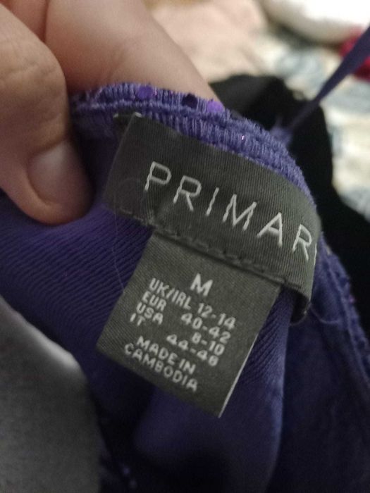 Vestido Roxo festa T. 40-42 Primark