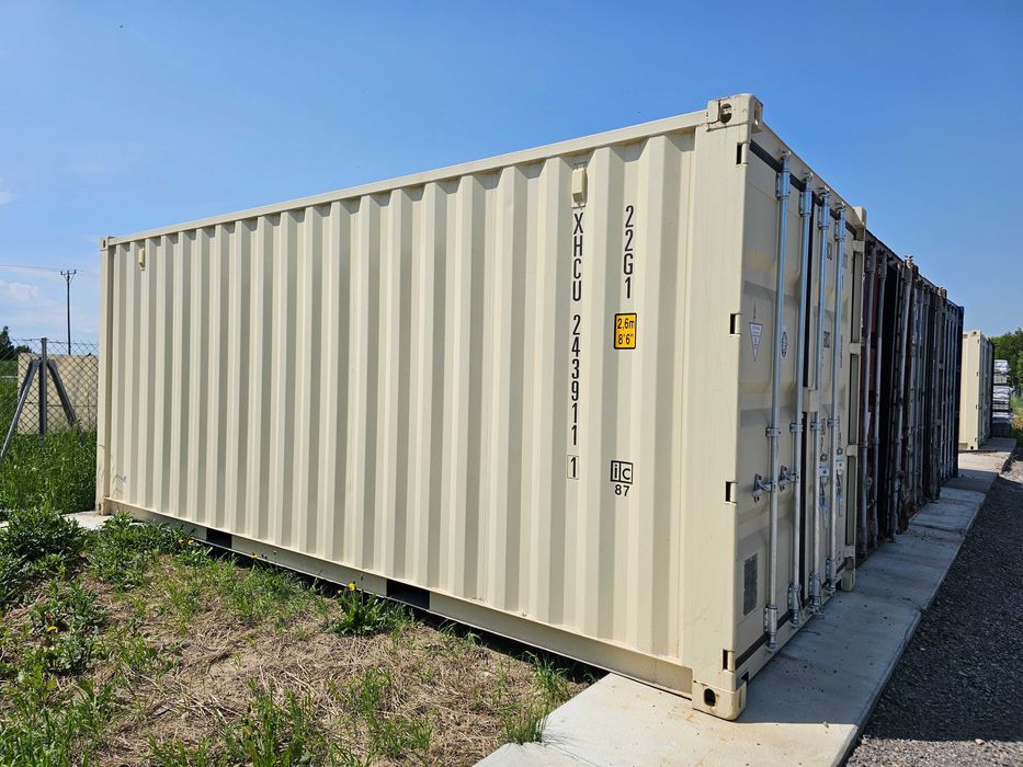 Kontener morski, magazynowy, 20DC/6m, r. 2025 + transport hds w cenie