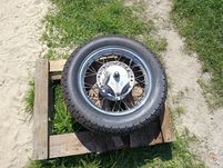 Koło tył tylne Kawasaki EL 125 EL125 szczękotrzymacz opona zębatka