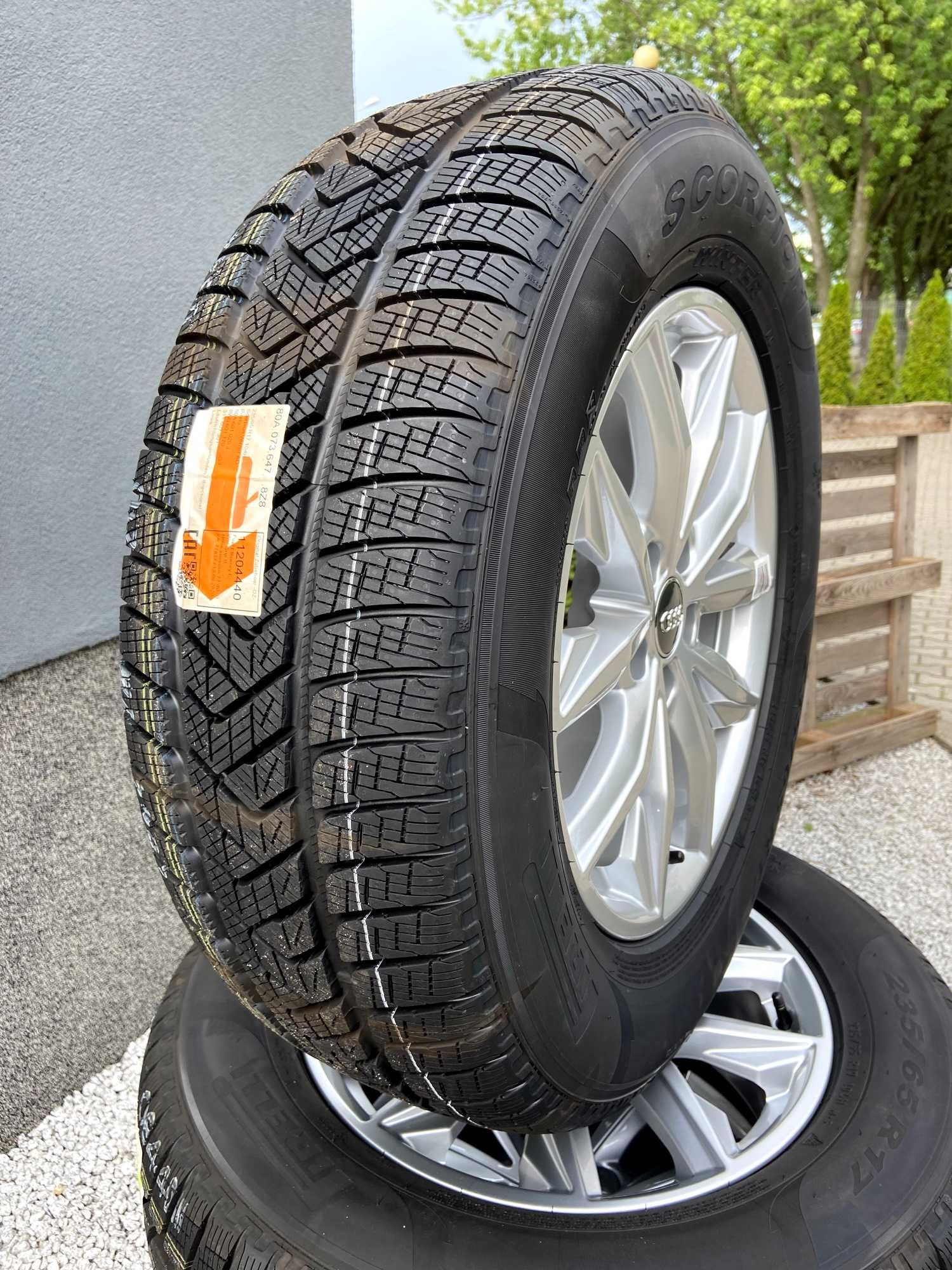 Oryginalne koła zimowe 17 5x112 Audi Q5 235/65r17