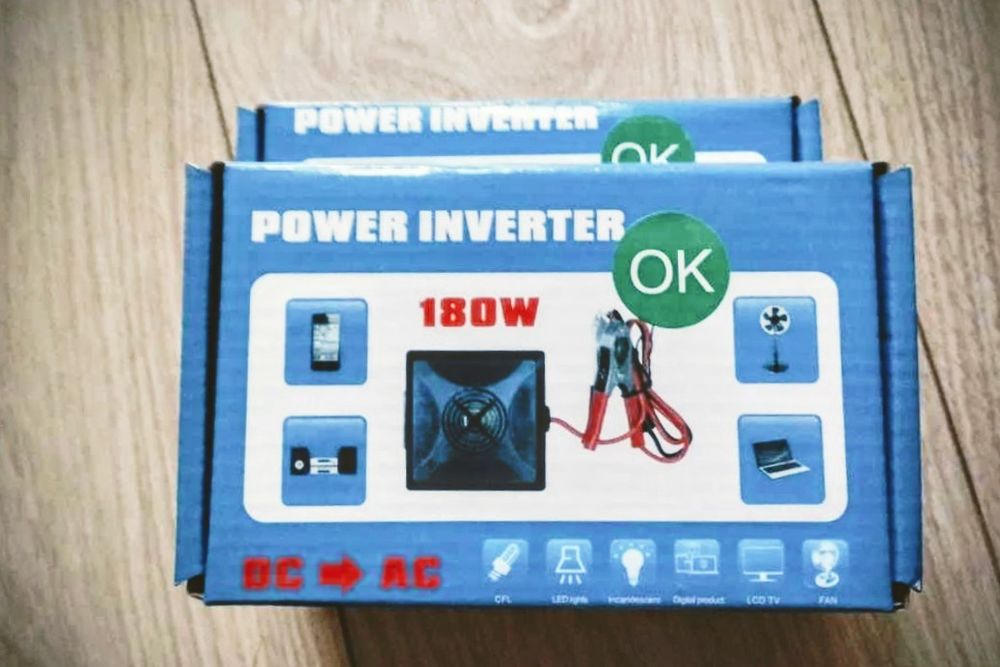 Новый Инвертор "модель WS-107"  12/220 вольт мощность 180  ват.