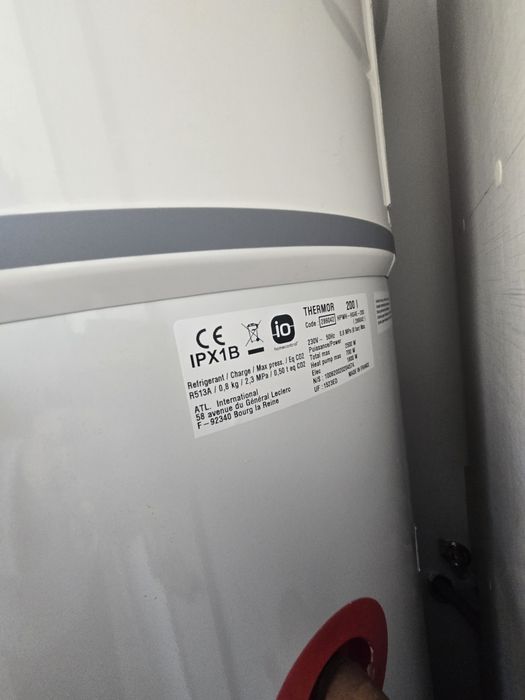 Bomba de calor thermor 200 l