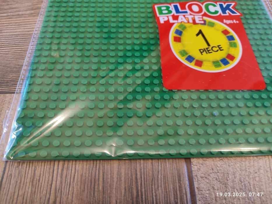 Nowa kwadratowa zielona płytka konstrukcyjna do klocków LEGO